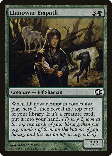 Llanowar Empath, Magic card FUT 130 — Future Sight set