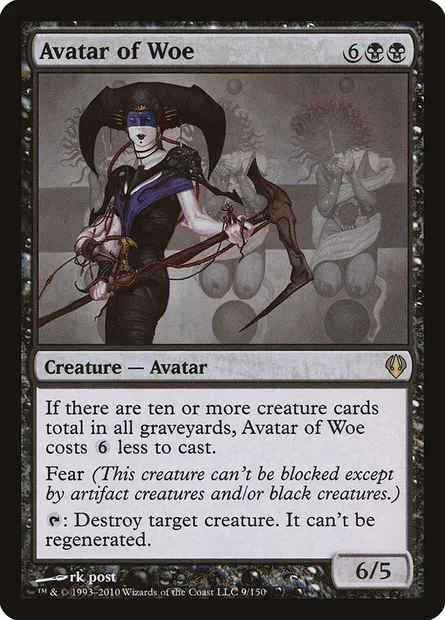 Avatar du malheur, carte Magic ARC 9 — extension Archenemy