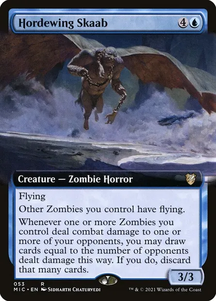 Hordewing Skaab, Magic card MIC 53 — Midnight Hunt Commander set