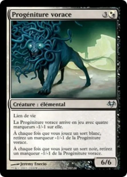 Progéniture vorace, carte Magic EVE 97 — extension Coucheciel