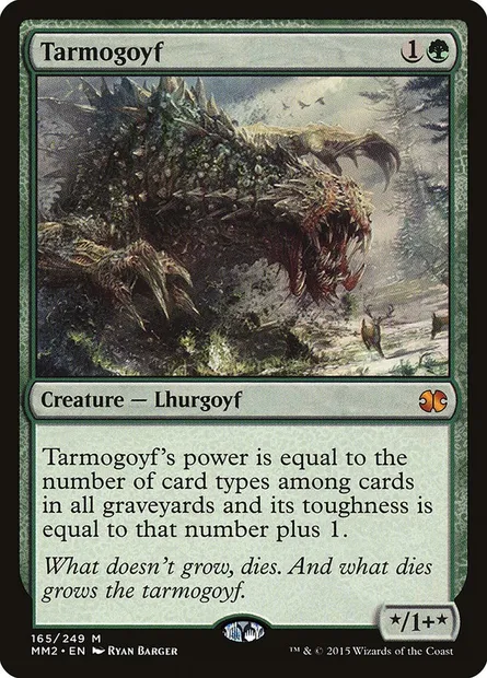 Tarmogoyf, carte Magic MM2 165 — extension Modern Masters 2015