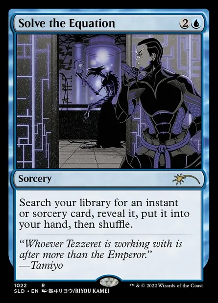 Résoudre l'équation, carte Magic SLD 1022 — extension Secret Lair Drop