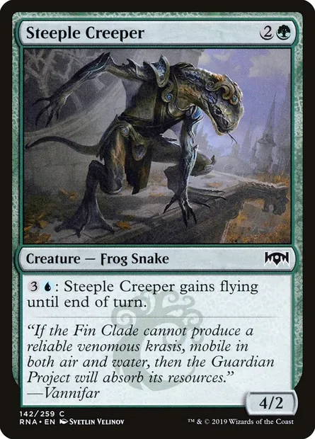 Steeple Creeper, Magic card RNA 142 — Ravnica Allegiance set