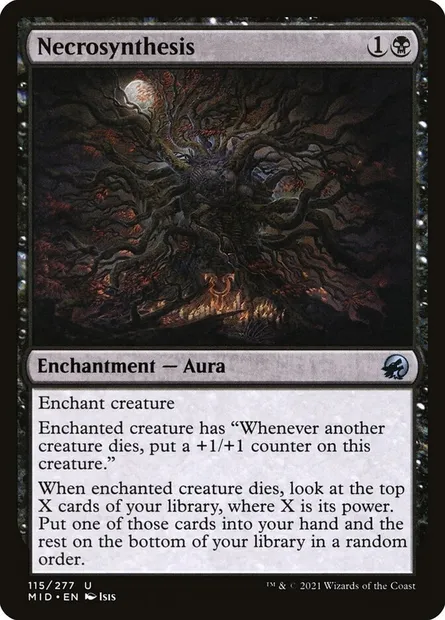 Necrosynthesis, Magic card MID 115 — Innistrad: Midnight Hunt set