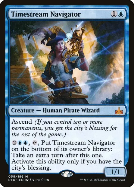 Timestream Navigator, Magic card RIX 59 — Rivals of Ixalan set