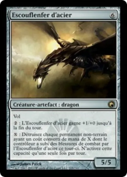 Escouflenfer d'acier, carte Magic SOM 205 — extension Cicatrices de Mirrodin