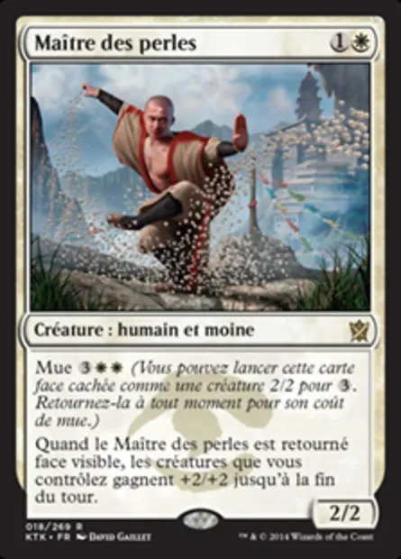 Maître des perles, carte Magic KTK 18 — extension Les Khans de Tarkir