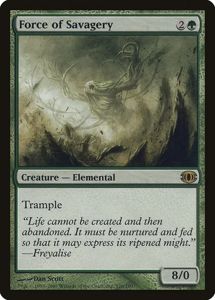 Force of Savagery, Magic card FUT 126 — Future Sight set