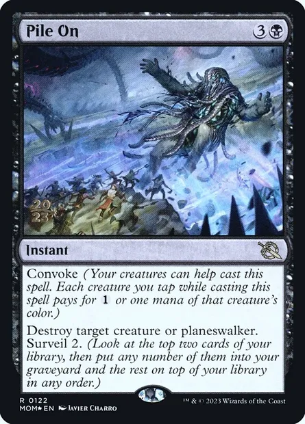 Pile On, Magic card PMOM 122s — March of the Machine Promos set
