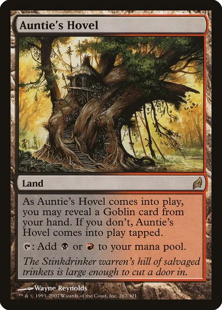 Auntie's Hovel, Magic card LRW 267 — Lorwyn set