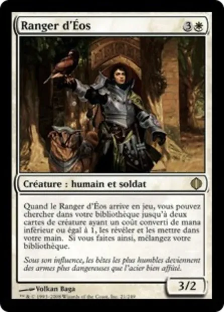 Ranger d'Éos, carte Magic ALA 21 — extension Les éclats d'Alara
