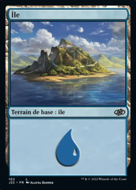 Île, carte Magic J22 102 — extension Jumpstart 2022