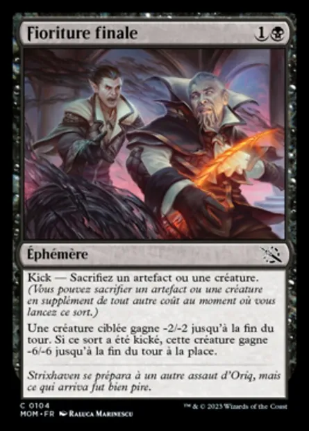 Fioriture finale, carte Magic MOM 104 — extension L'invasion des machines