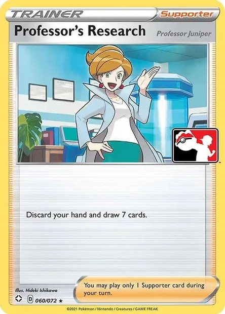 Professor's Research - Professor Juniper, Pokémon card PPS 060-2 — Play! Pokémon Prize Pack Series set