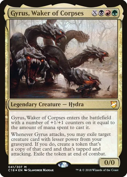 Gyrus, Waker of Corpses, Magic card C18 41 — Commander 2018 set
