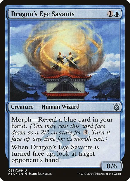 Dragon's Eye Savants, Magic card KTK 38 — Khans of Tarkir set