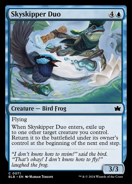 Skyskipper Duo, Magic card BLB 71 — Bloomburrow set