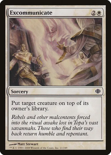 Excommunicate, Magic card ALA 11 — Shards of Alara set