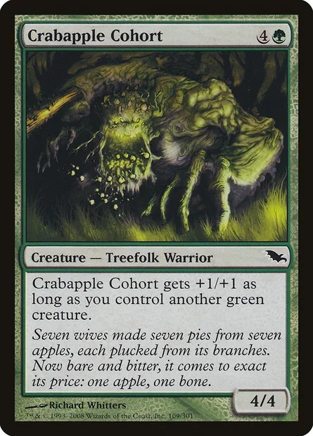 Crabapple Cohort, Magic card SHM 109 — Shadowmoor set