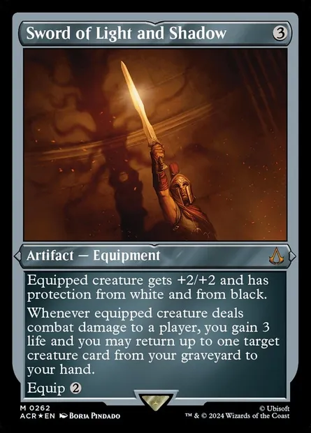 Sword of Light and Shadow, Magic card ACR 262 — Assassin's Creed set