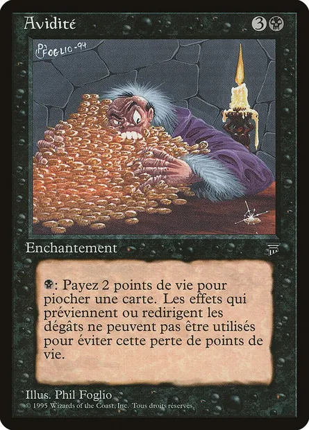 Greed, Magic card REN 56 — Renaissance set