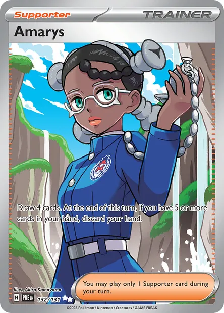 Amarys, Pokémon card PRE 132 — Prismatic Evolutions set
