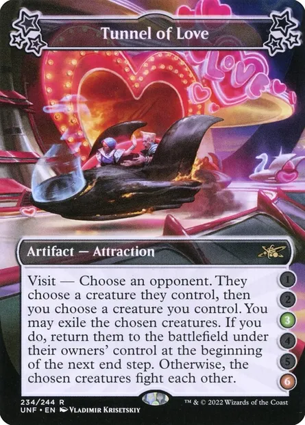 Tunnel of Love, carte Magic UNF 234b — extension Unfinity
