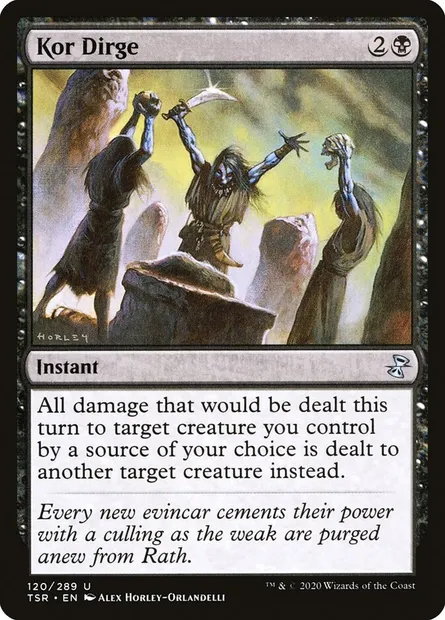 Kor Dirge, Magic card TSR 120 — Time Spiral Remastered set