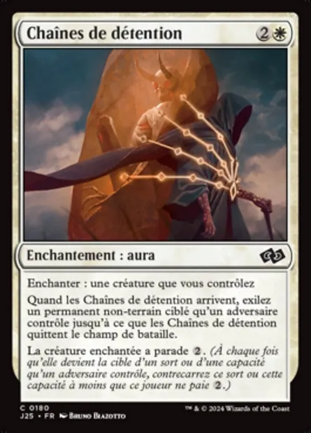 Chaînes de détention, carte Magic J25 180 — extension Foundations Jumpstart