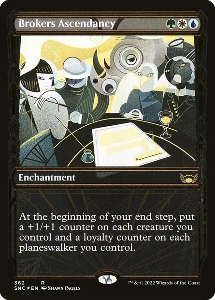 Brokers Ascendancy, Magic card SNC 362 — Streets of New Capenna set