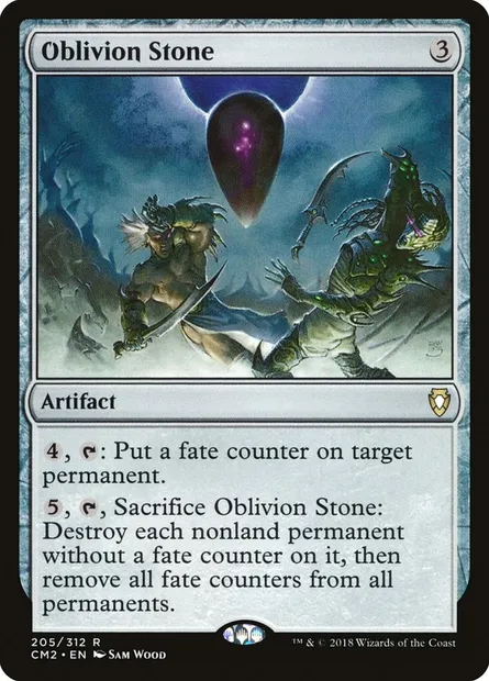 Oblivion Stone, Magic card CM2 205 — Commander Anthology Volume II set