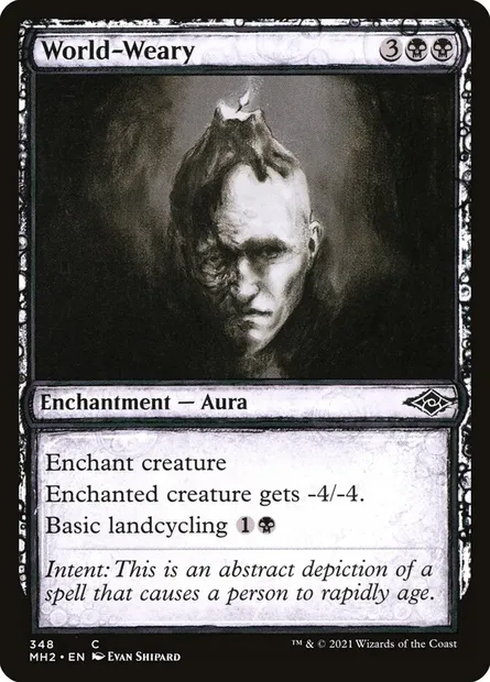 World-Weary, Magic card MH2 348 — Modern Horizons 2 set