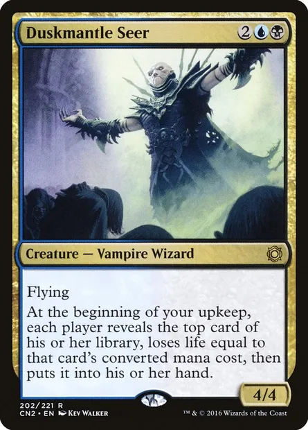 Duskmantle Seer, Magic card CN2 202 — Conspiracy: Take the Crown set