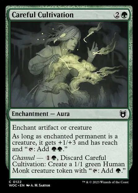 Careful Cultivation, Magic card WOC 122 — Wilds of Eldraine Commander set