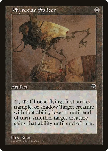 Phyrexian Splicer, Magic card TMP 303 — Tempest set