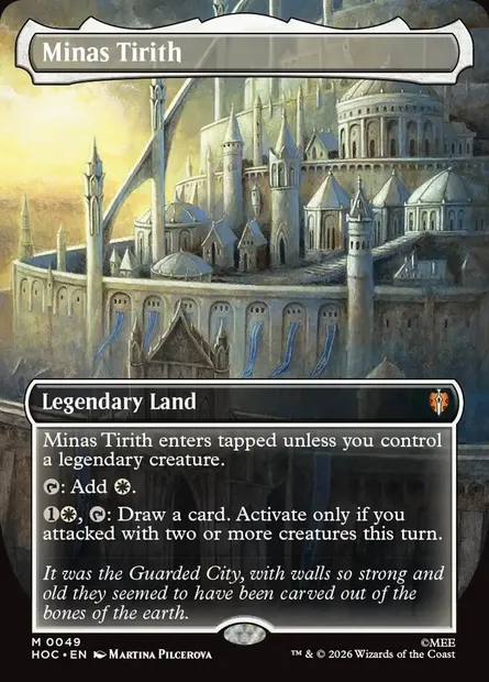 Minas Tirith, Magic card HOC 49 — The Hobbit Eternal set