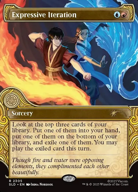 Expressive Iteration, Magic card SLD 2305 — Secret Lair Drop set