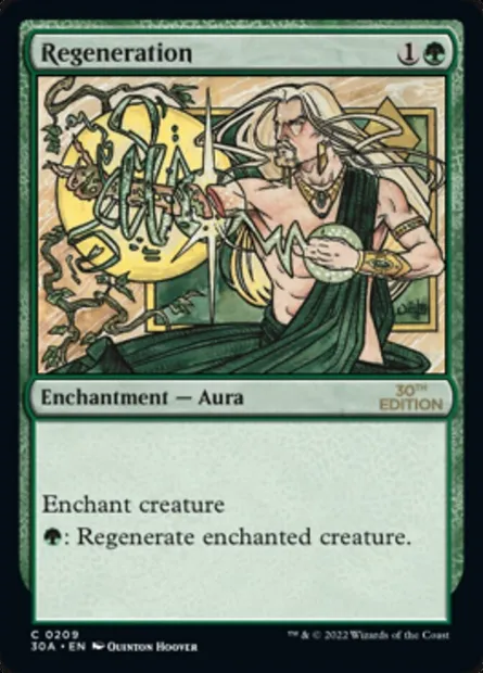 Regeneration, Magic card 30A 209 — 30th Anniversary Edition set