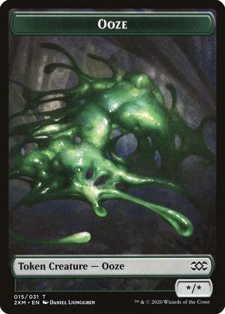 Ooze, Magic card T2XM 15 — Double Masters Tokens set