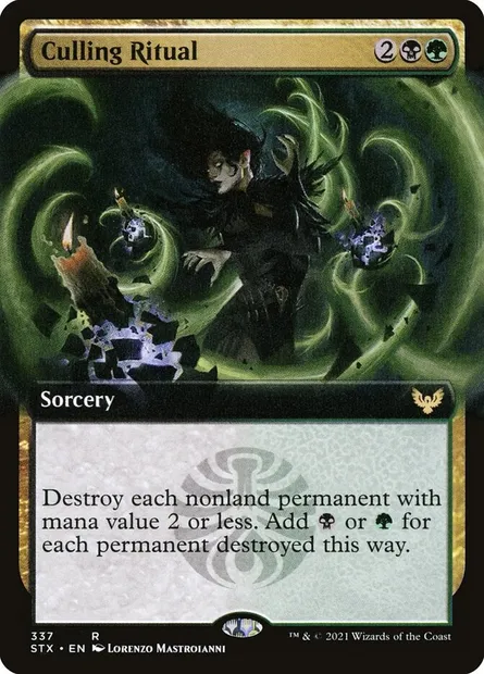 Culling Ritual, Magic card STX 337 — Strixhaven: School of Mages set