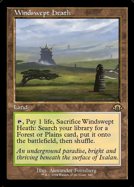 Windswept Heath, Magic card MH3 440 — Modern Horizons 3 set