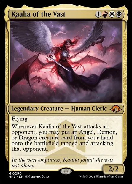Kaalia of the Vast, Magic card MH3 290 — Modern Horizons 3 set