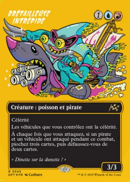 Brétailleuse intrépide, carte Magic DFT 545 — extension Aetherdrift