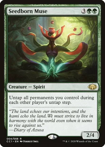 Seedborn Muse, Magic card CC1 4 — Commander Collection: Green set