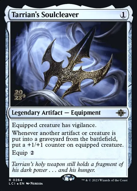 Tarrian's Soulcleaver, Magic card PLCI 264s — The Lost Caverns of Ixalan Promos set