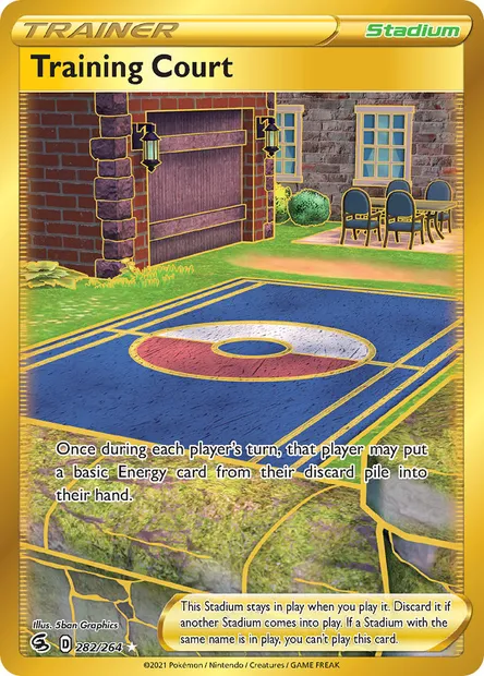 Training Court, Pokémon card FST 282 — Fusion Strike set