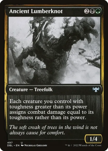 Ancient Lumberknot, Magic card DBL 497 — Innistrad: Double Feature set