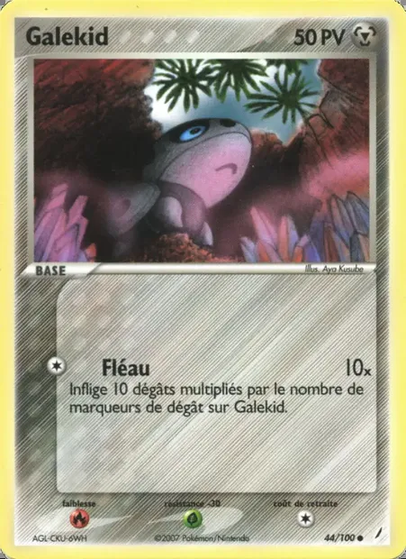 Galekid, carte Pokémon CG 44 — extension EX Gardiens de Cristal