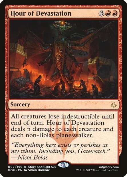 Hour of Devastation, Magic card HOU 97 — Hour of Devastation set