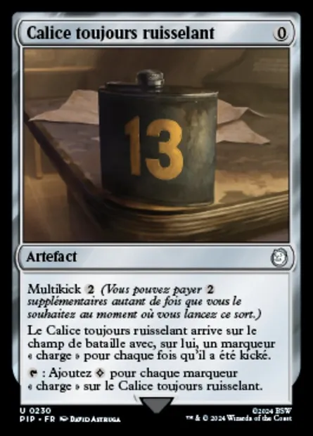 Calice toujours ruisselant, carte Magic PIP 230 — extension Fallout